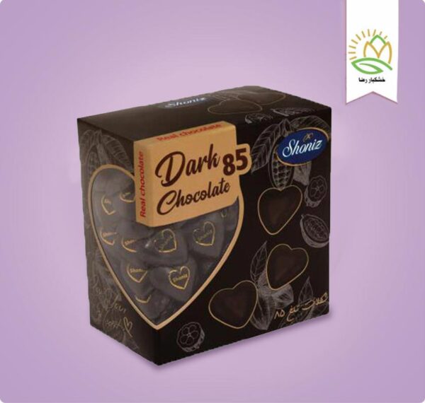 شکلات قلبی مشکی شونیز